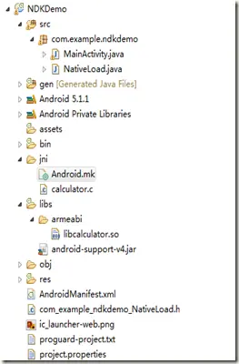 Android学习笔记—Windows下NDK开发简单示例